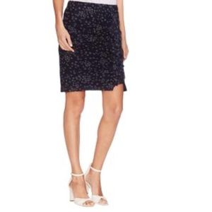 Vince Camuto Ruffled Floral Pencil Skirt Size M